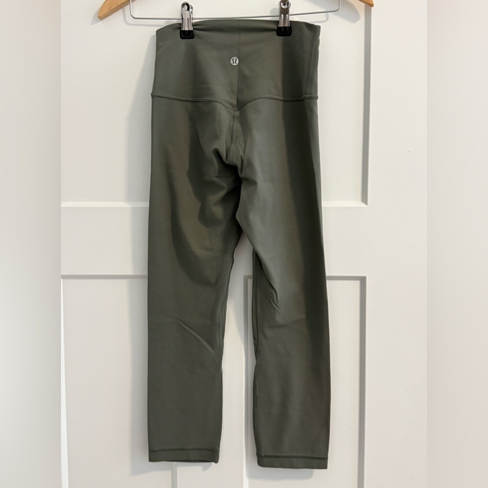 lululemon athletica Olive Green High-Rise Performance Leggings